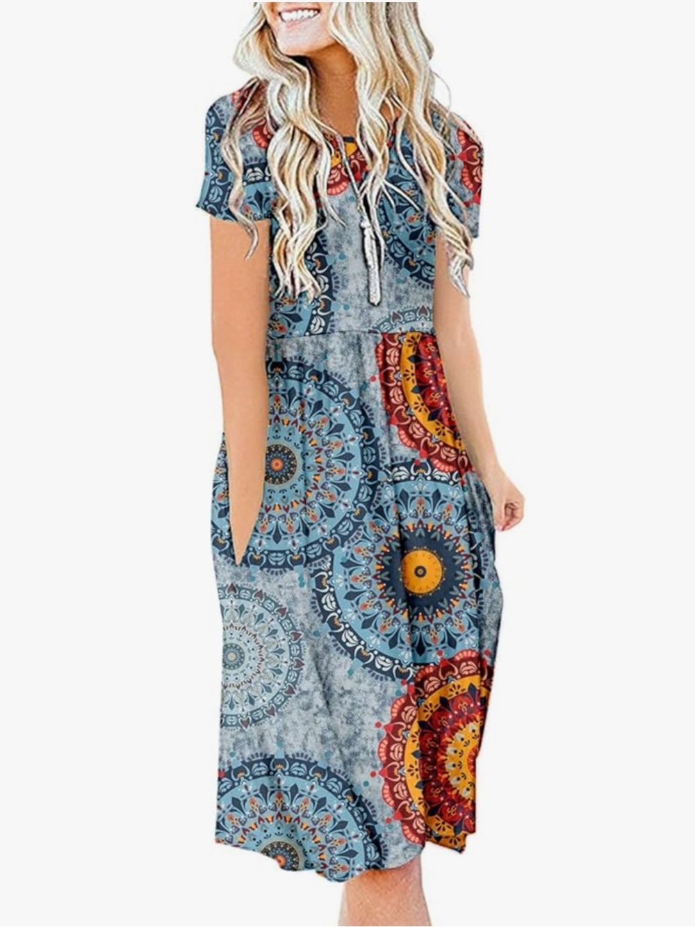 DB Moon Tshirt Flowy Dress